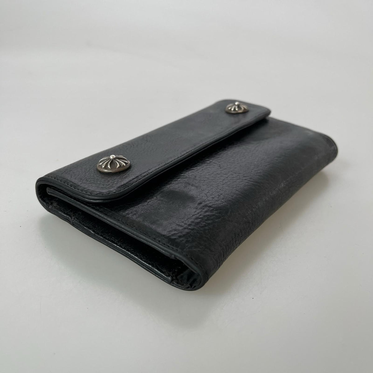長財布 Wave Cross Ball Wallet ブラック