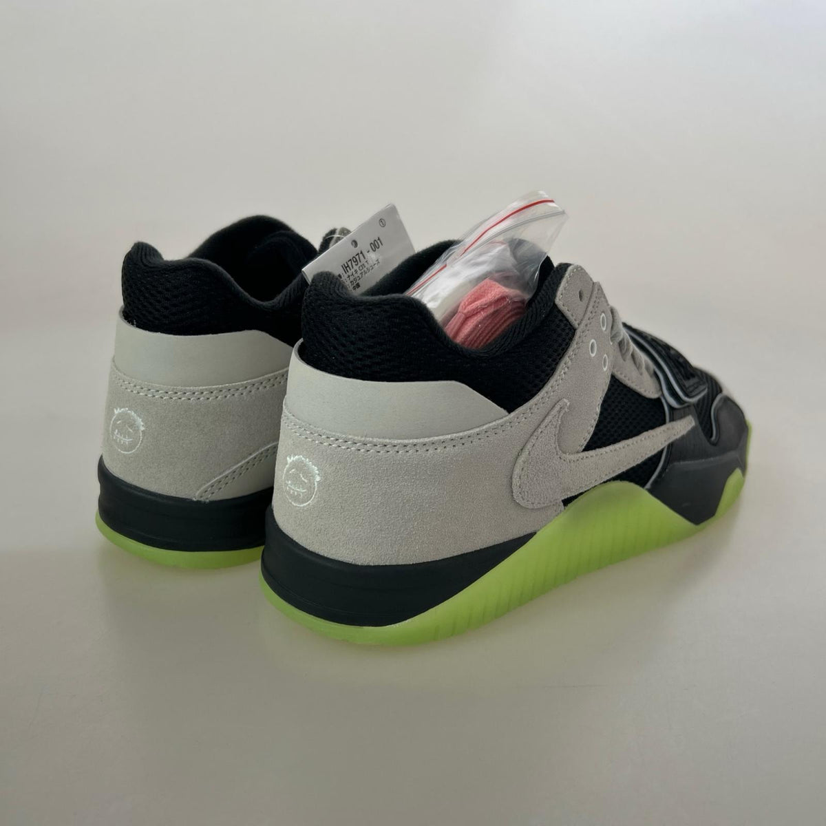 スニーカー TRAVIS SCOTT JUMPMAN CJ1 T-REXX 25.5cm 25.5cm (US7 1/2 UK7 EU41) ブラック