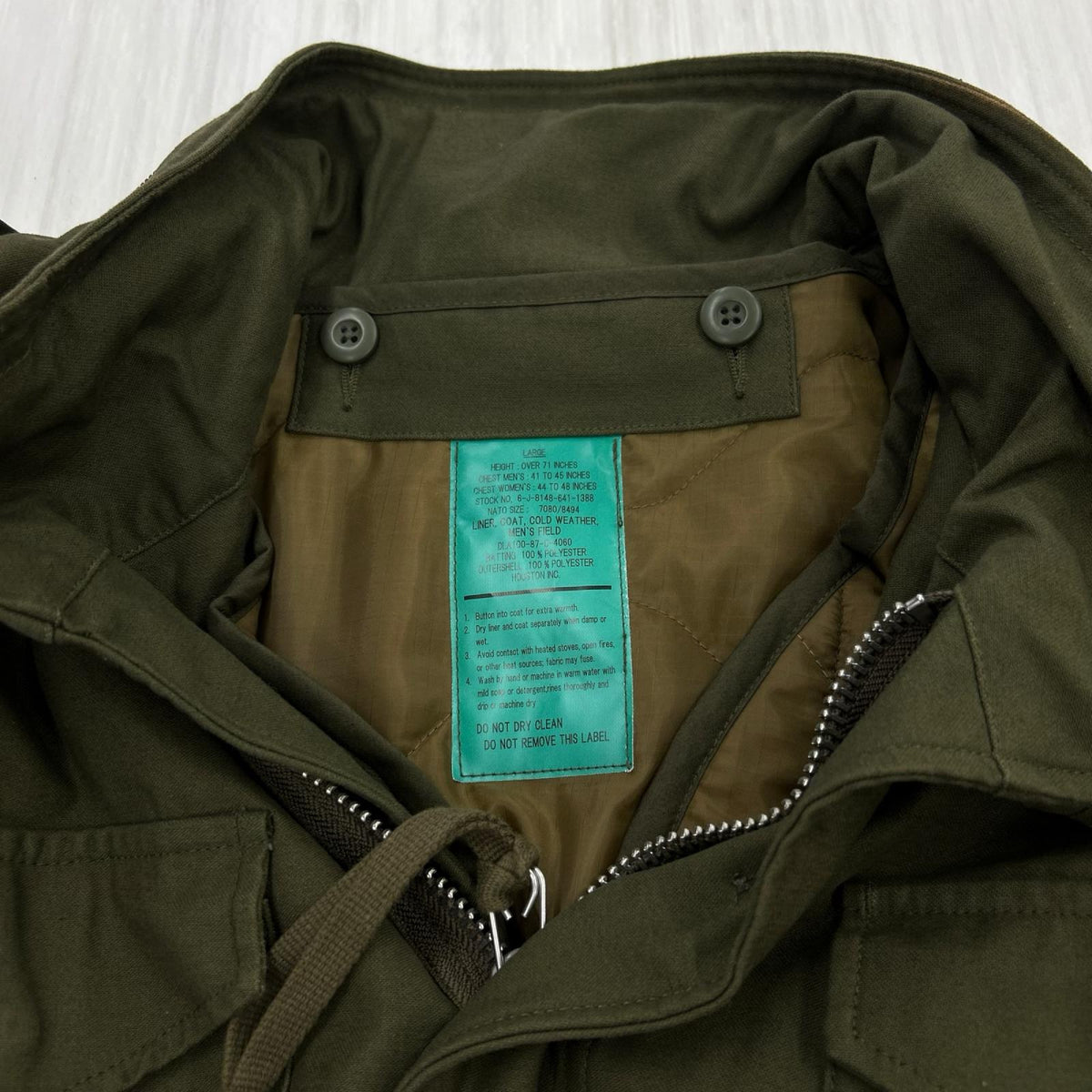 ジャケット HOUSTON M-65 6-J-8148-641-1388 ｶｰｷ （M） L カーキ
