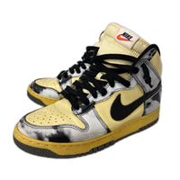 スニーカー dunk high black acid wash 25.5cm 25.5cm (US7 1/2 UK7 EU41) イエロー