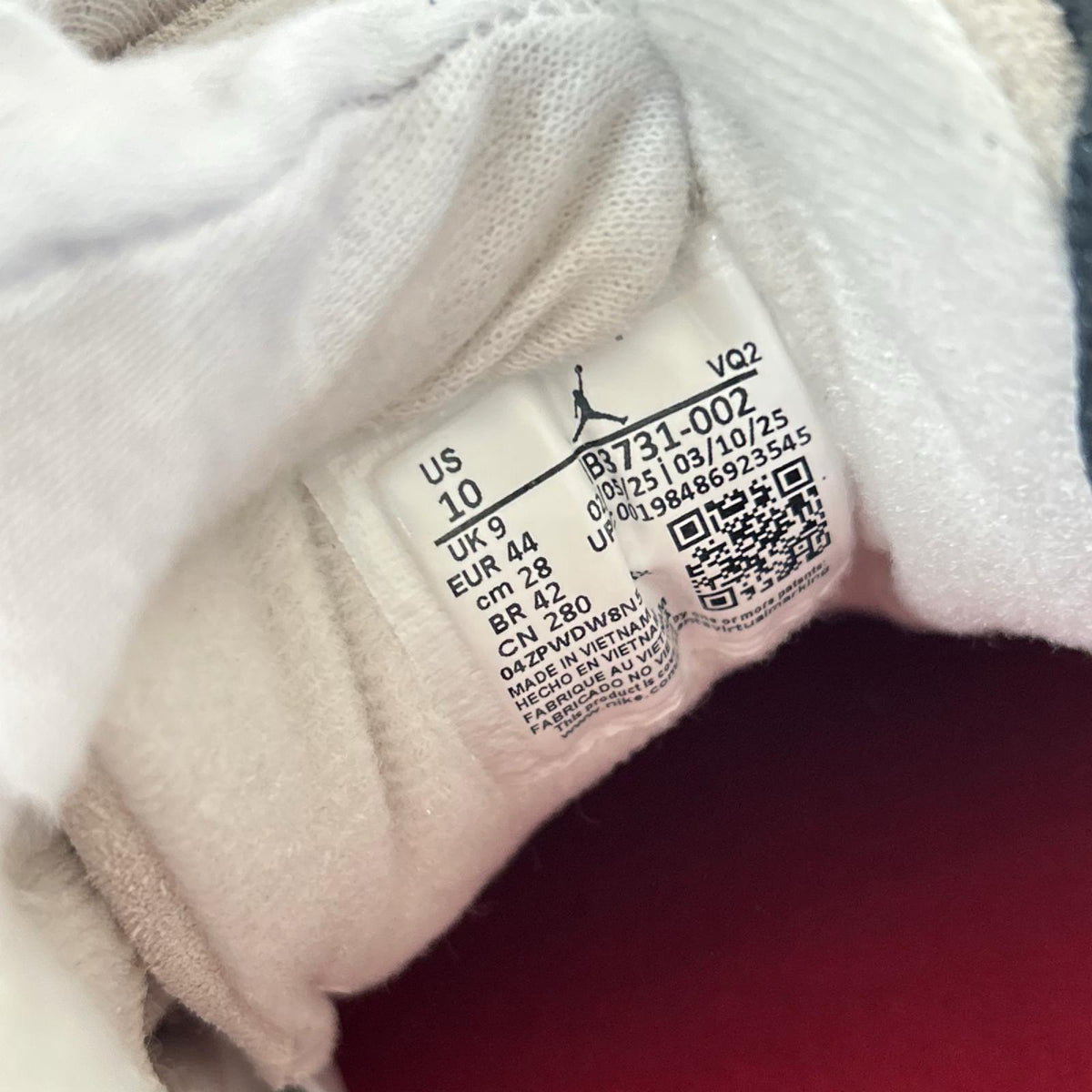 スニーカー JORDAN SESSION 28cm (US10 UK9 1/2 EU46) グレー