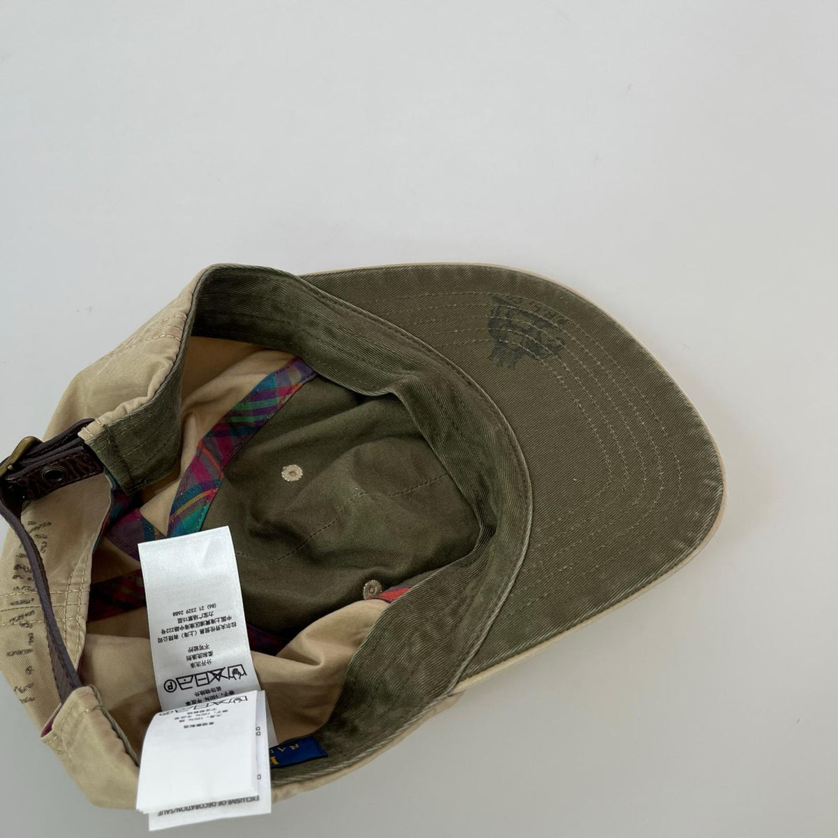キャップ baseball cap ベージュ