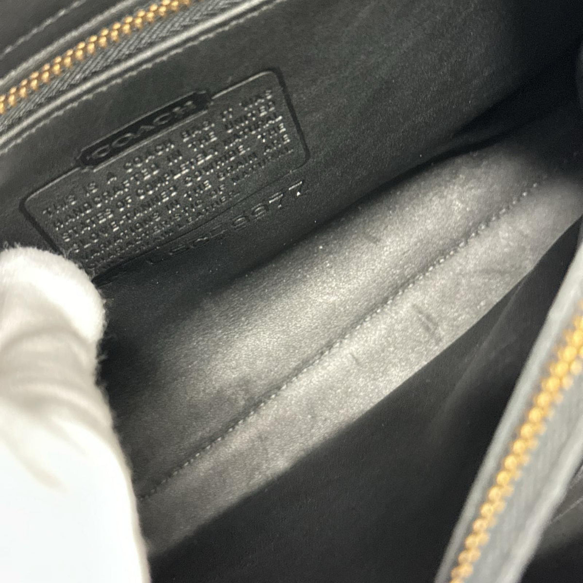 COACH OLD ターンロック  9977 ハンドバッグ 黒