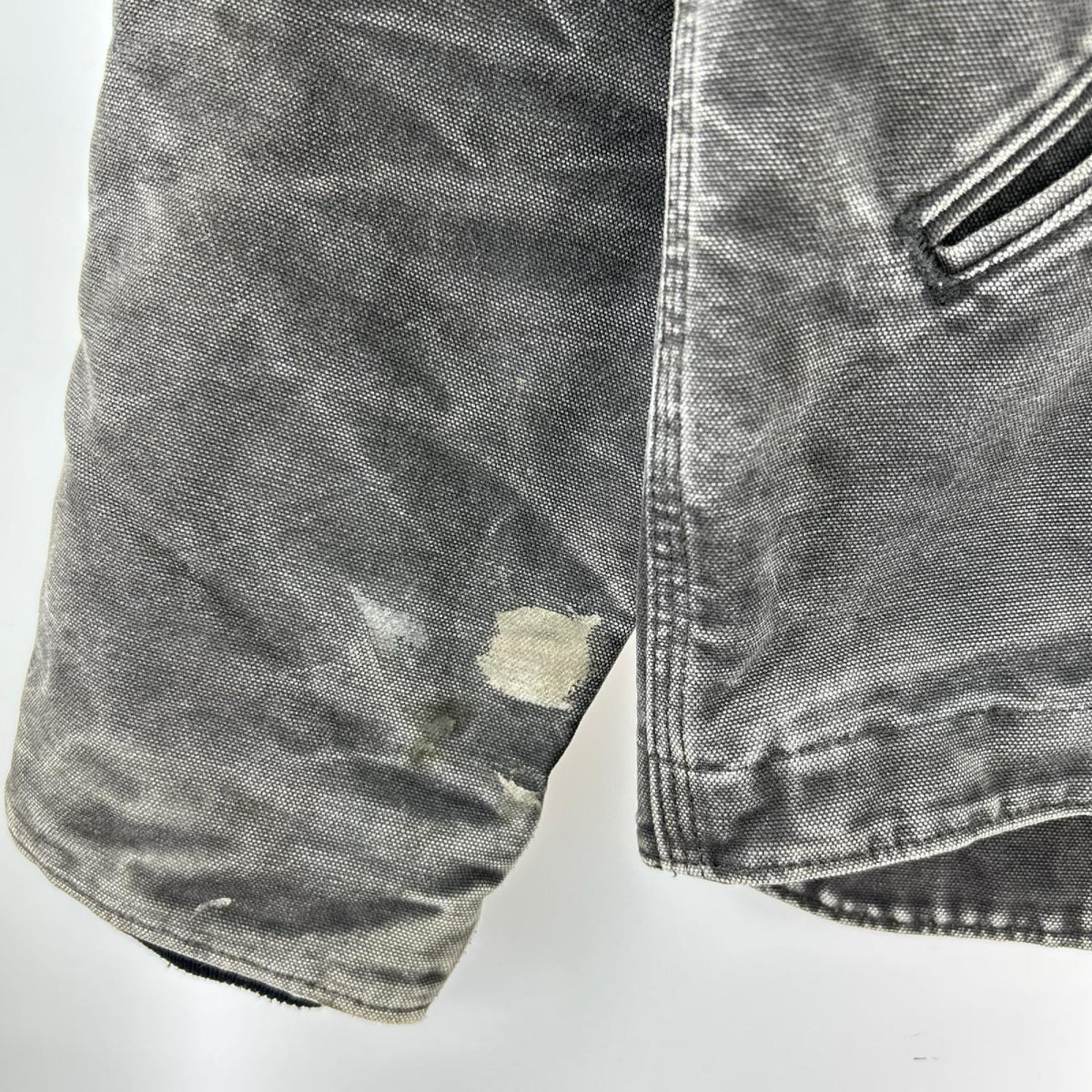 ジャケット Carhartt 15年製 ﾒｷｼｺ製 ｼｴﾗｼﾞｬｹｯﾄ WJ141 黒 (M) M ブラック