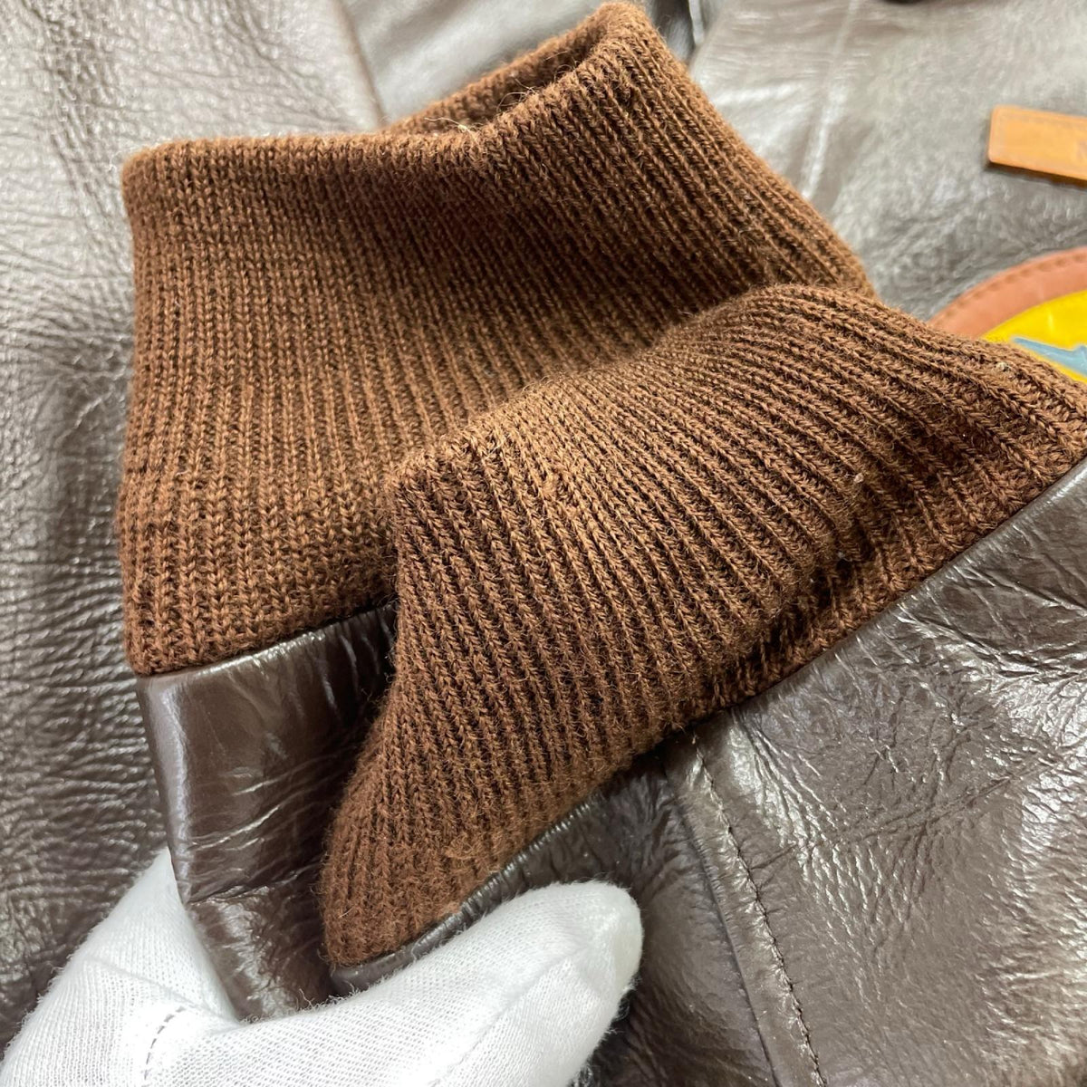 レザージャケット TYPE A-2 ROUGH WEAR MIGHTY EIGHTH (42) 42 ブラウン