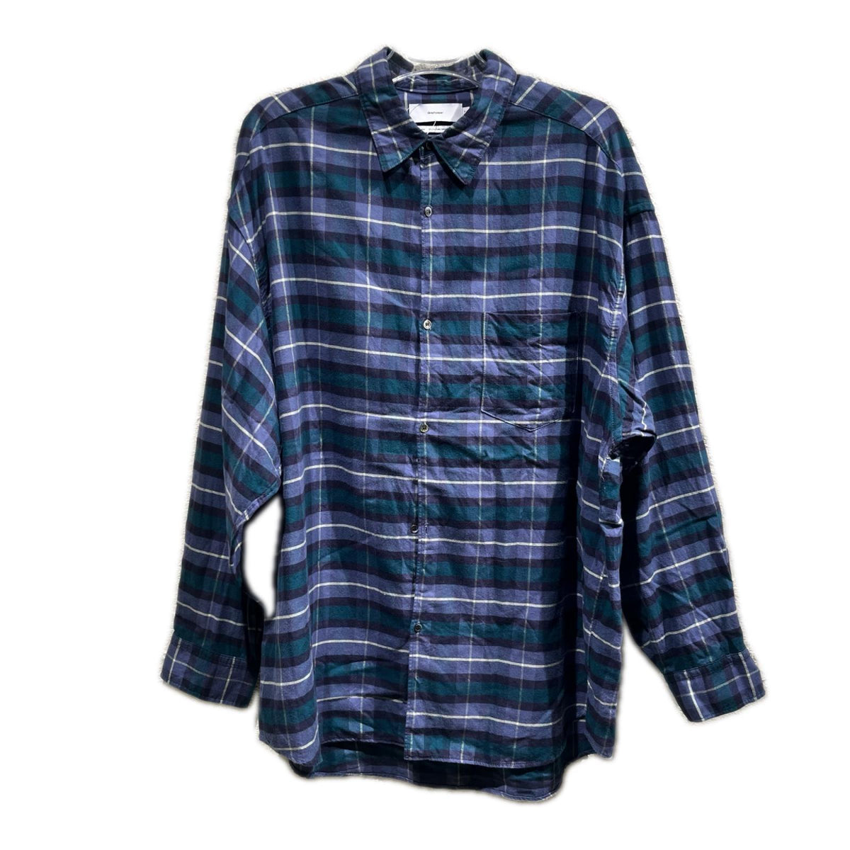長袖シャツ 23AW チェックシャツ free size