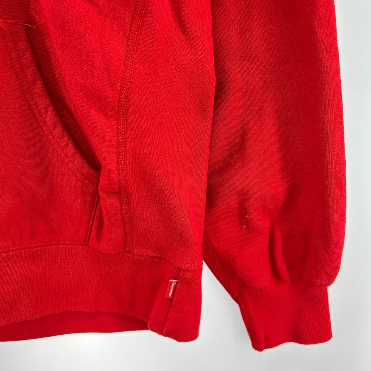 パーカー Drop Shadow Hooded Sweatshirt S レッド