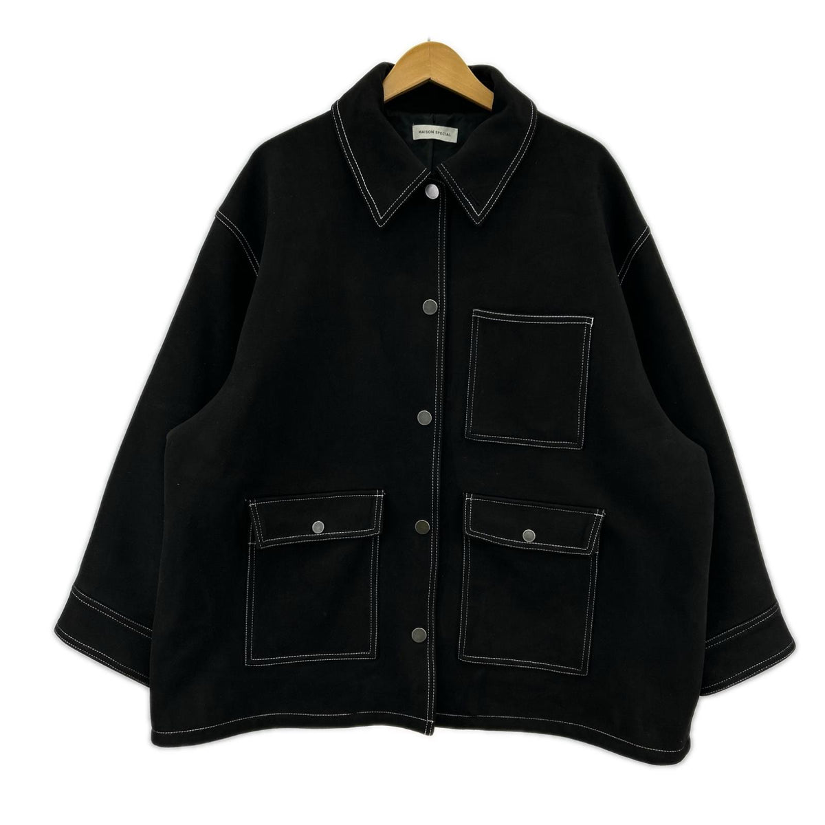 ジャケット スエードカバオール BLK F M ブラック