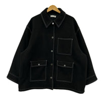 ジャケット スエードカバオール BLK F M ブラック