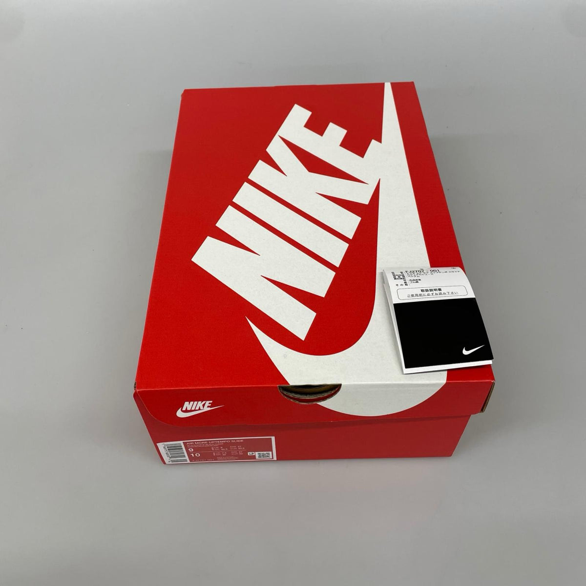 サンダル AIR MORE UPTEMPO FJ2707-001 (27cm) 27cm (US9 UK8 1/2 EU44) ブラック
