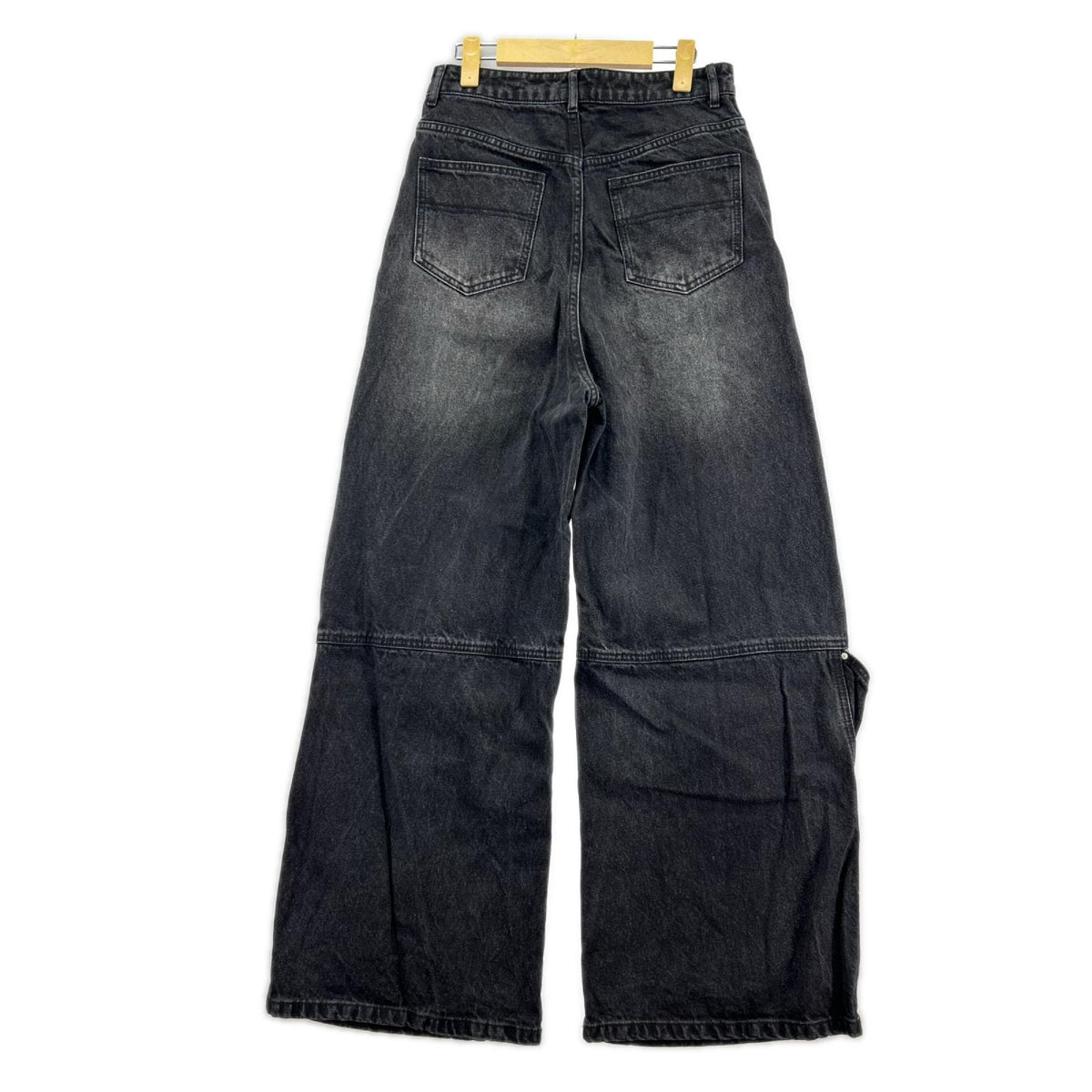 デニムパンツ MAISON SPECIAL Cover Leg Denim Pants 黒 (38) 38 ブラック
