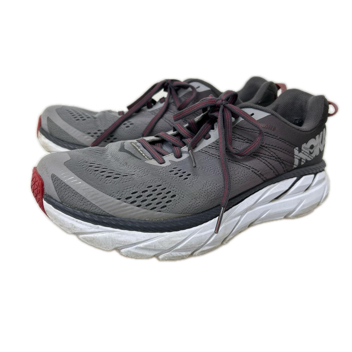 シューズ Clifton 6 ｸﾞﾚｰ (26.5) 26.5cm (US8 1/2 UK8 EU43) グレー
