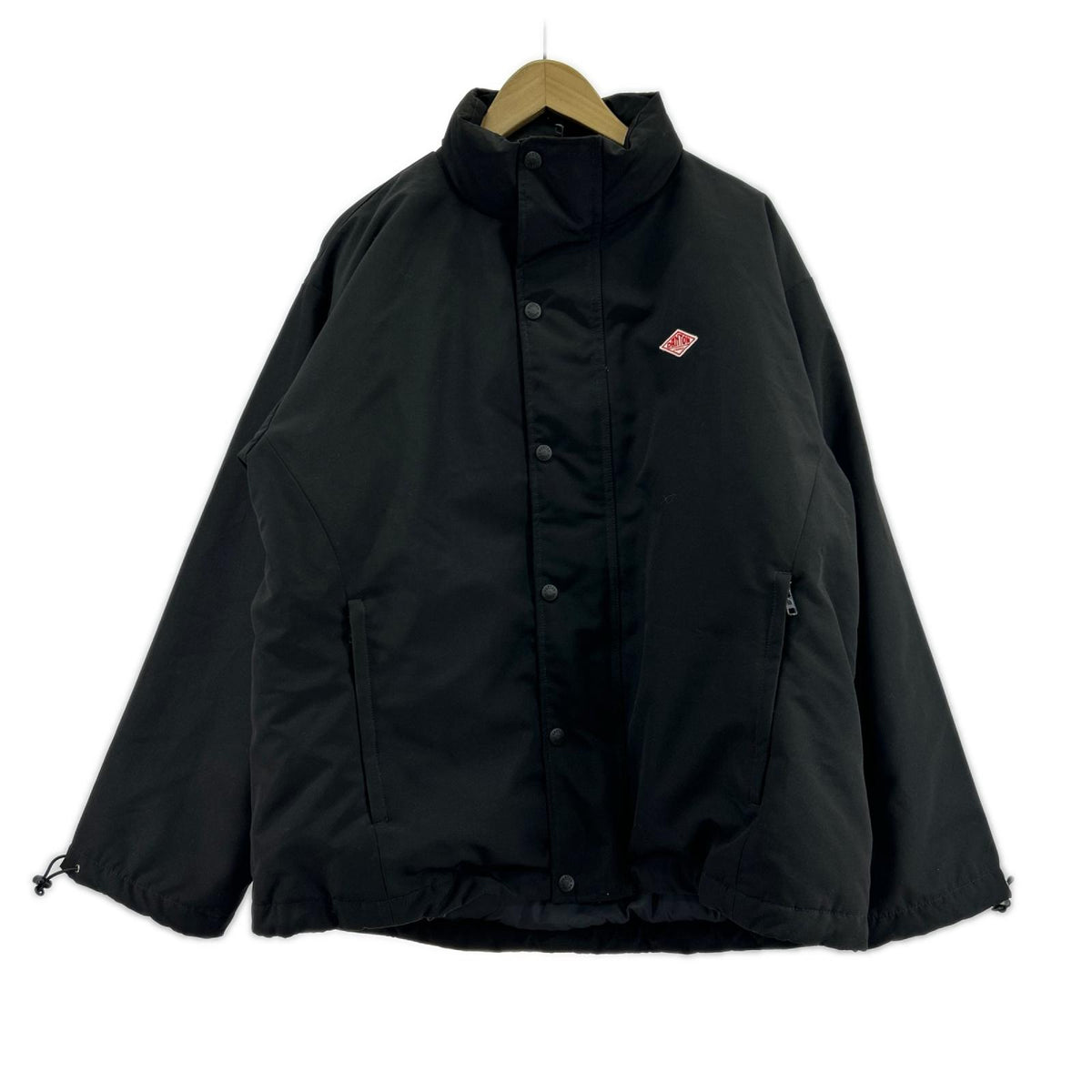 ダウンジャケット Danton STAND COLLAR JACKET DT-A0532 黒 (M) M ブラック