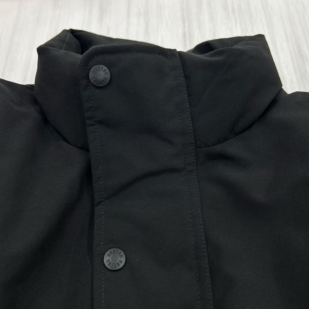 ダウンジャケット Danton STAND COLLAR JACKET DT-A0532 黒 (M) M ブラック