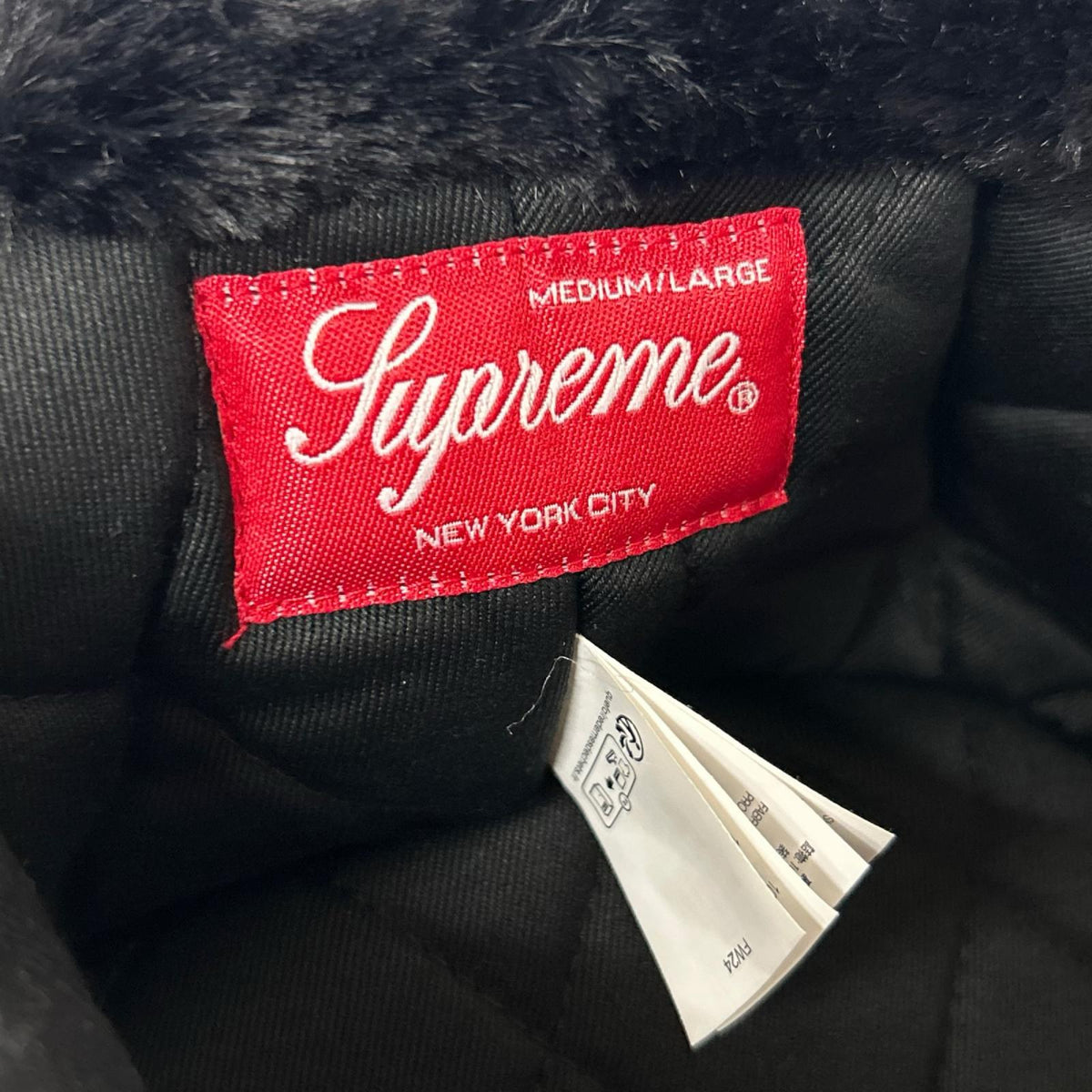キャップ Supreme 25AW Ushanka Hat 黒 ブラック