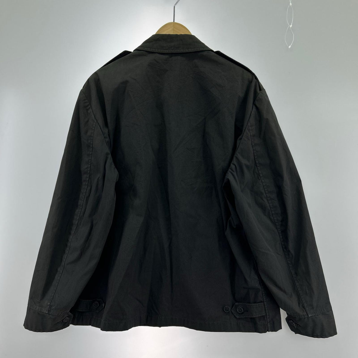 ミリタリージャケット U.S.NAVY PATRIOT ARMY WINDBREAKER 黒 (44S) ブラック
