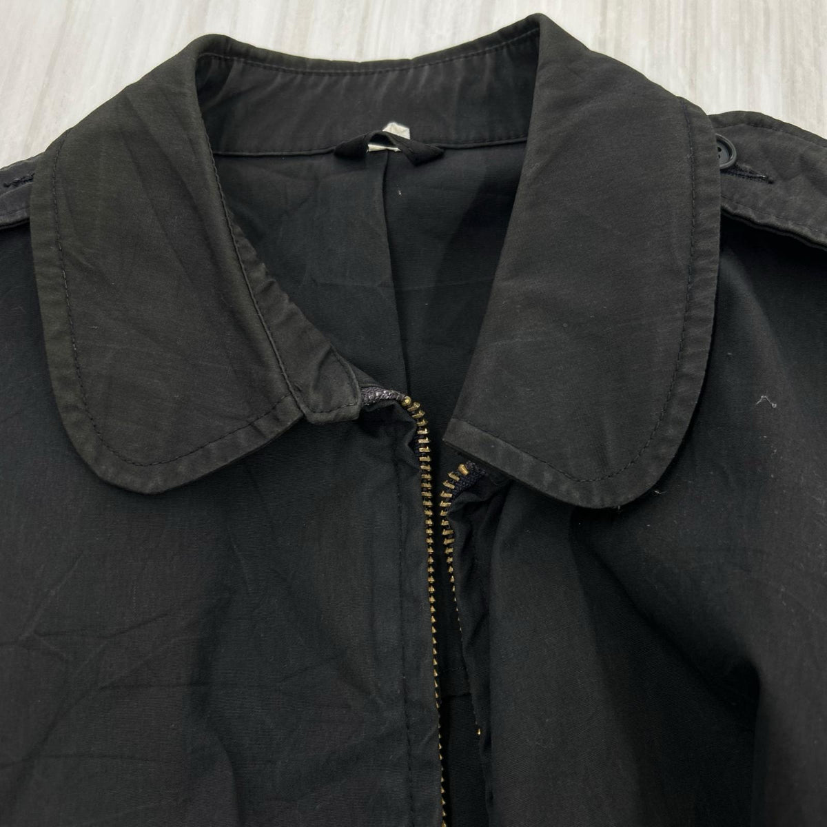 ミリタリージャケット U.S.NAVY PATRIOT ARMY WINDBREAKER 黒 (44S) ブラック
