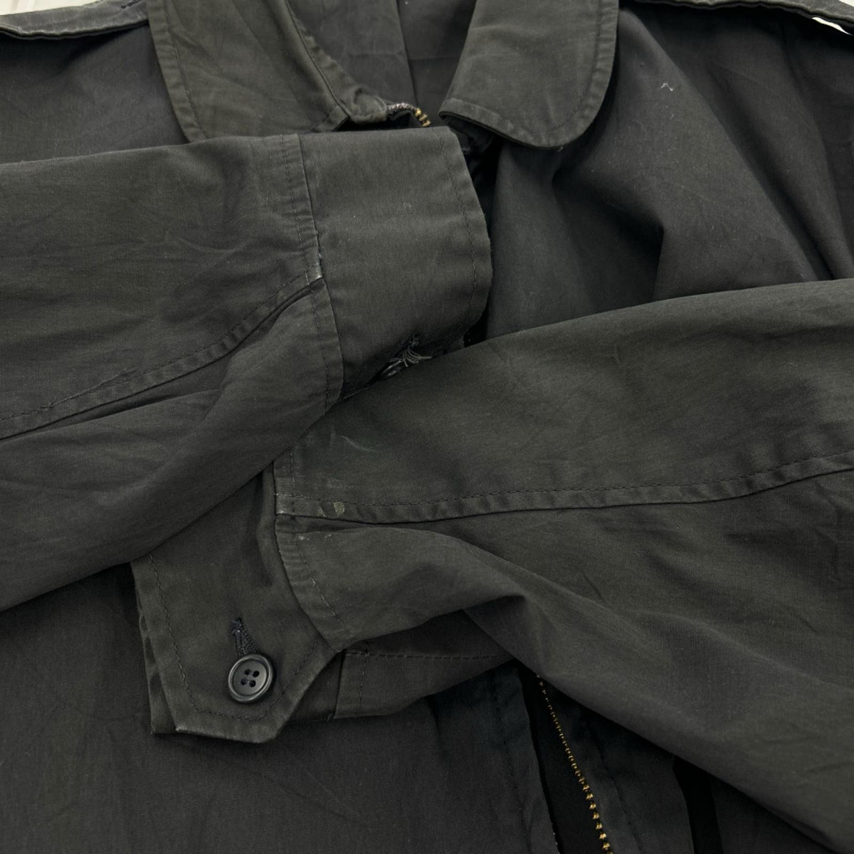 ミリタリージャケット U.S.NAVY PATRIOT ARMY WINDBREAKER 黒 (44S) ブラック