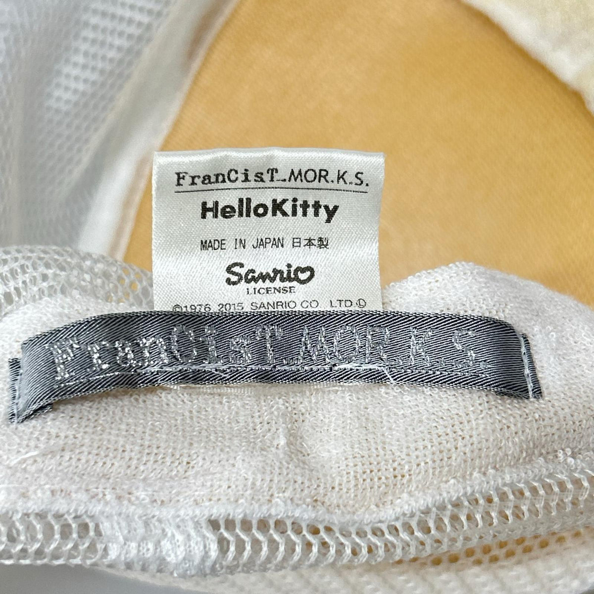キャップ FranCisT_MOR.K.S. ﾒｯｼｭｷｬｯﾌﾟ ホワイト