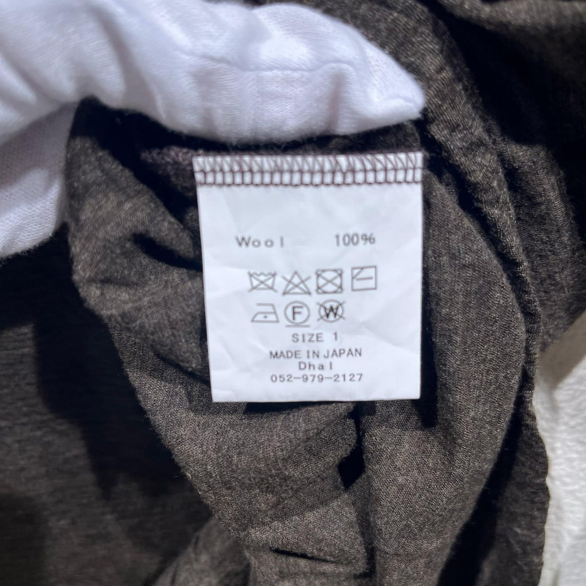 長袖シャツ Dhal ウールストレッチ長袖シャツ