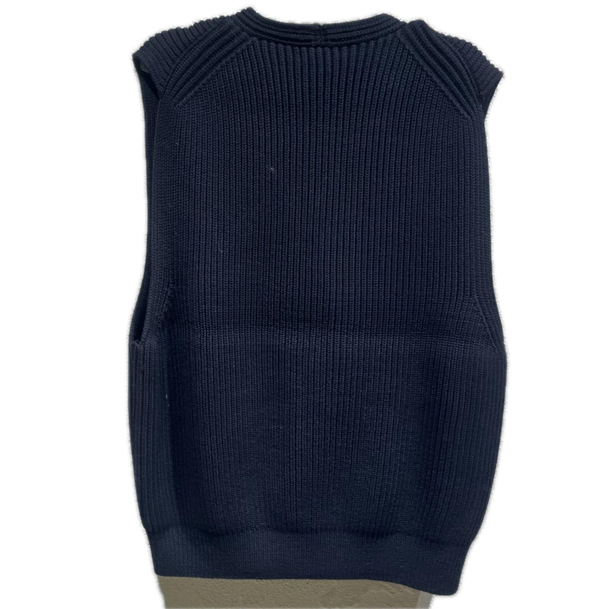 長袖シャツ 19AW SUPER FINE WOOL RIB KNIT ZIP VEST