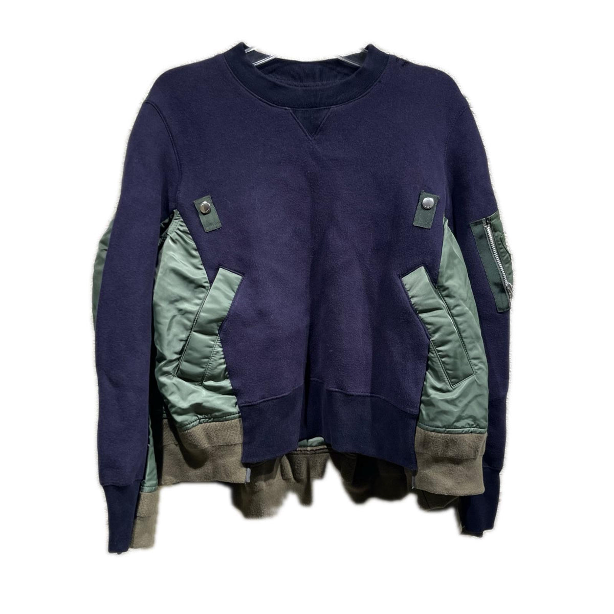 スウェット 21AW NYLON TWILL MIX PULLOVER