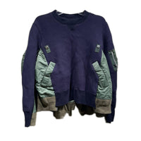 スウェット 21AW NYLON TWILL MIX PULLOVER