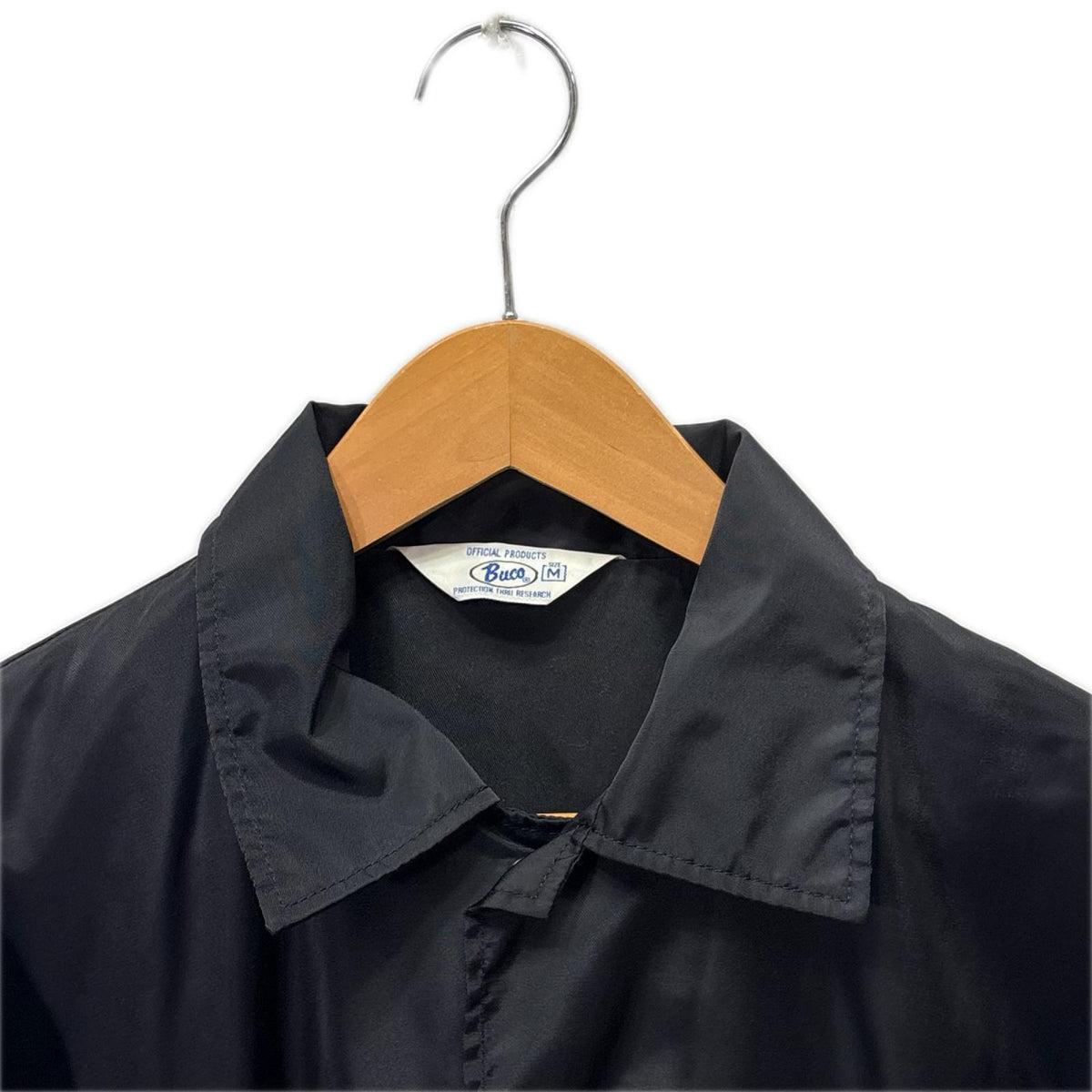 ブルゾン BUCO ENGINEERS COACH JACKET 黒 (M) M