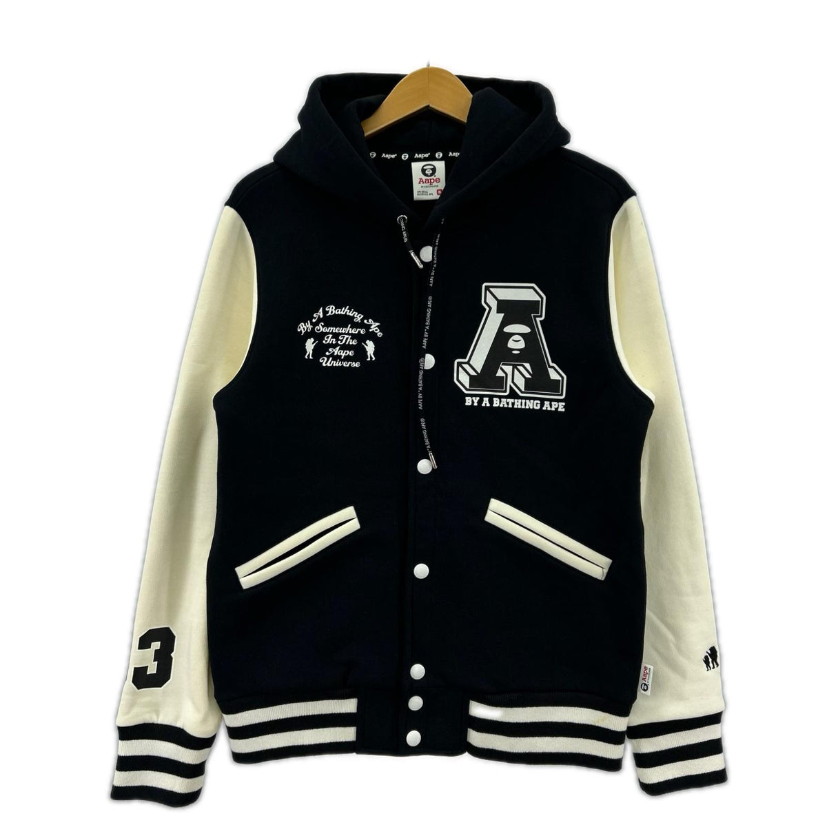 ジャケット スタジャン BLK/WHT M M ブラック