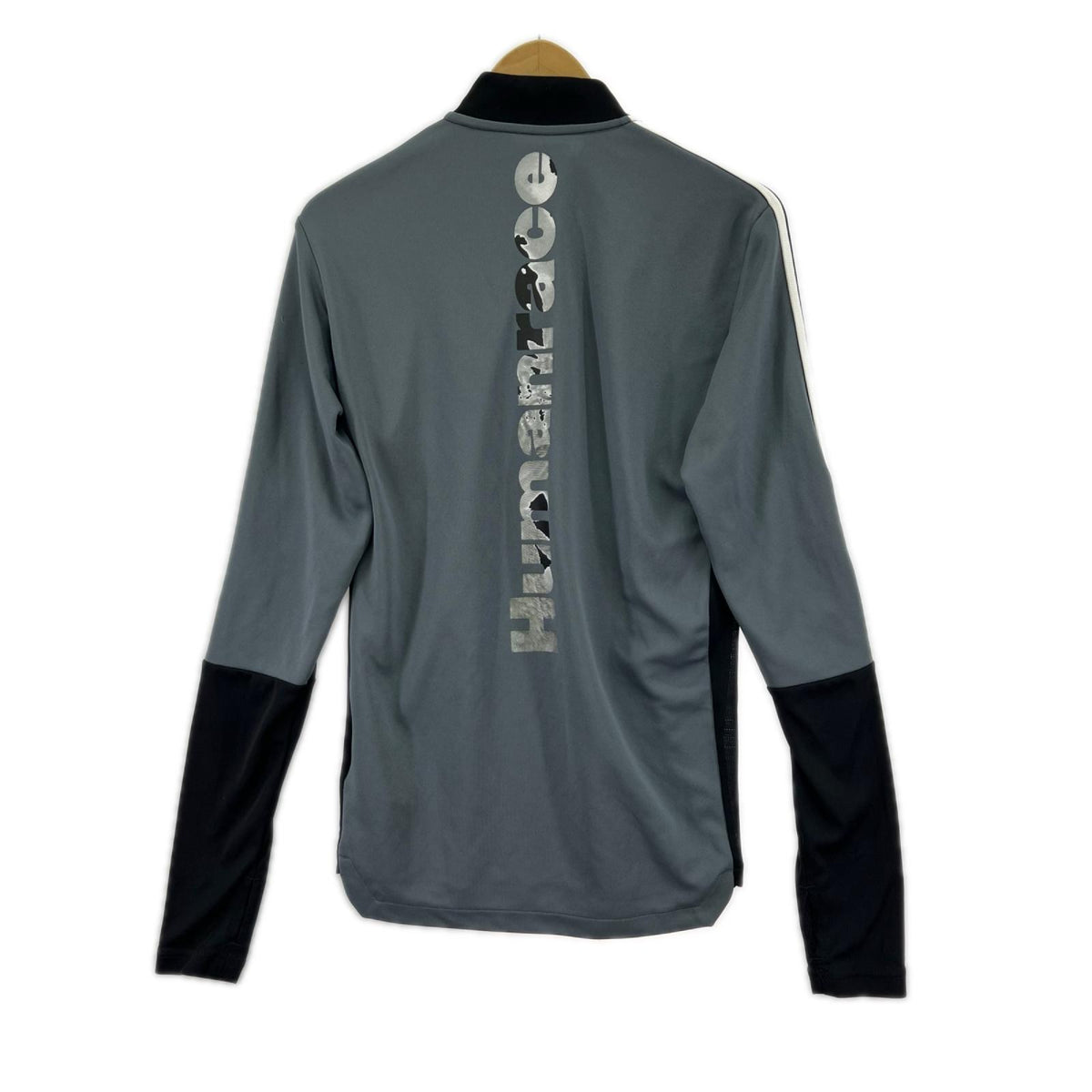 長袖Ｔシャツ adidas ﾚｱﾙﾏﾄﾞﾘｰﾄﾞ HUMAN RACE ﾄﾚｰﾆﾝｸﾞﾄｯﾌﾟ ブラック