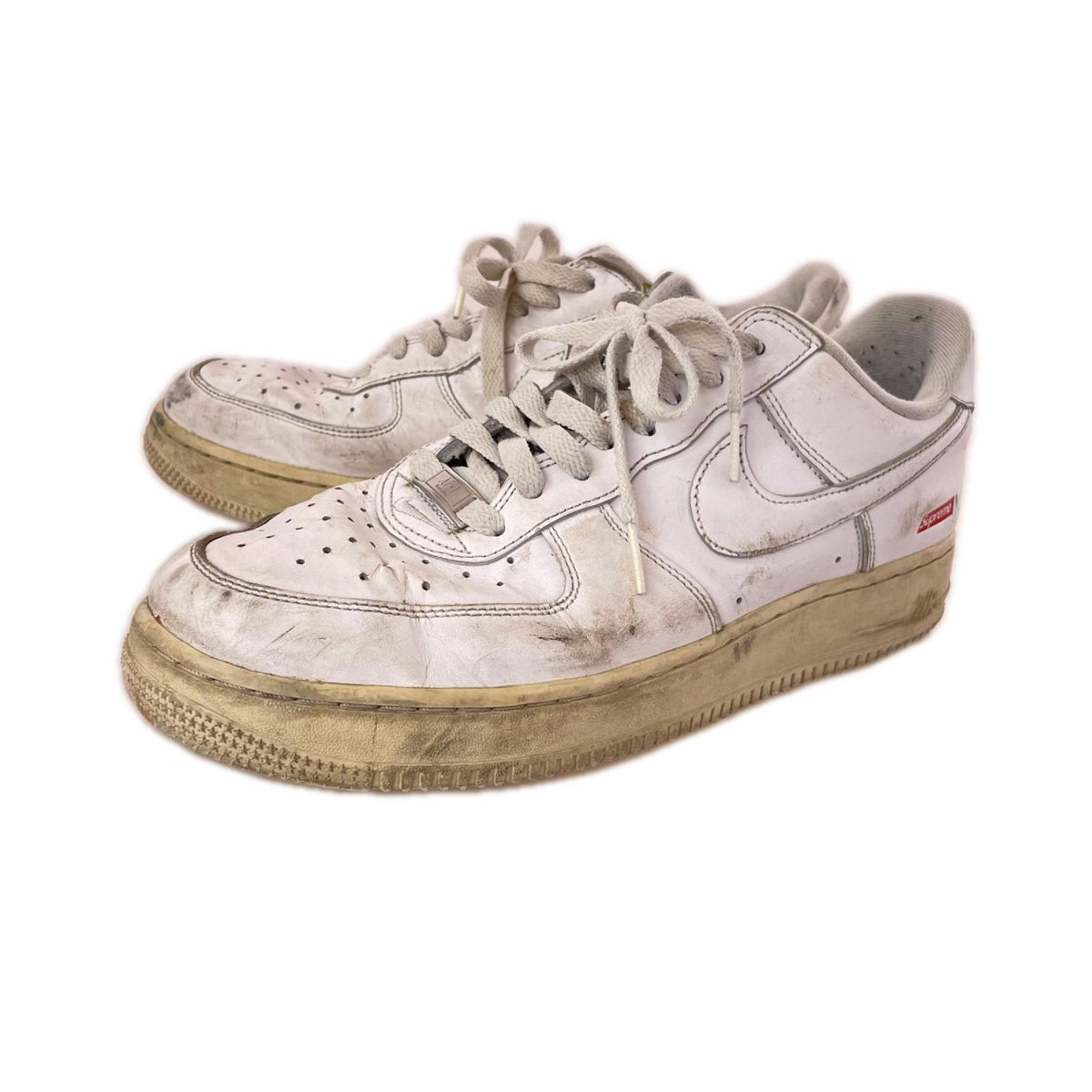 スニーカー ×Supreme　Air Force 1 Low27.5 27.5cm (US9 1/2 UK9 EU45) ホワイト