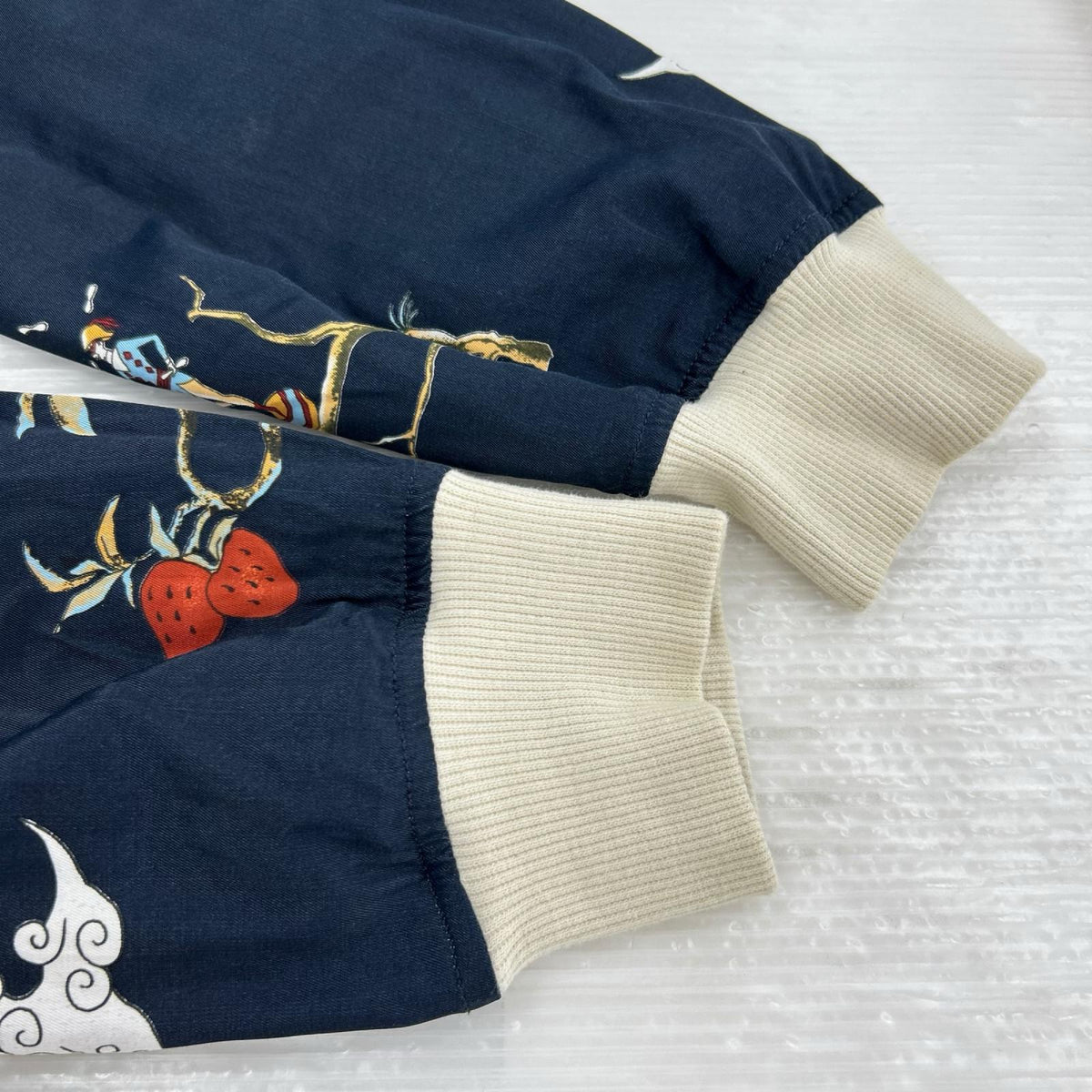 ジャケット リバーシブルスカジャン M M ネイビー