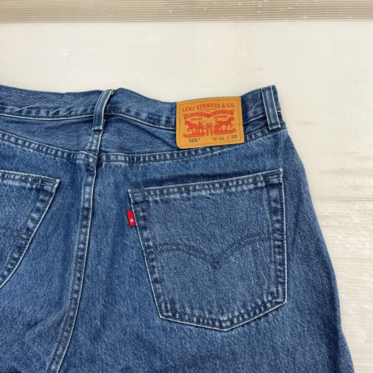 デニムパンツ Lot565 Loose Straight ﾃﾞﾆﾑ 31 ブルー