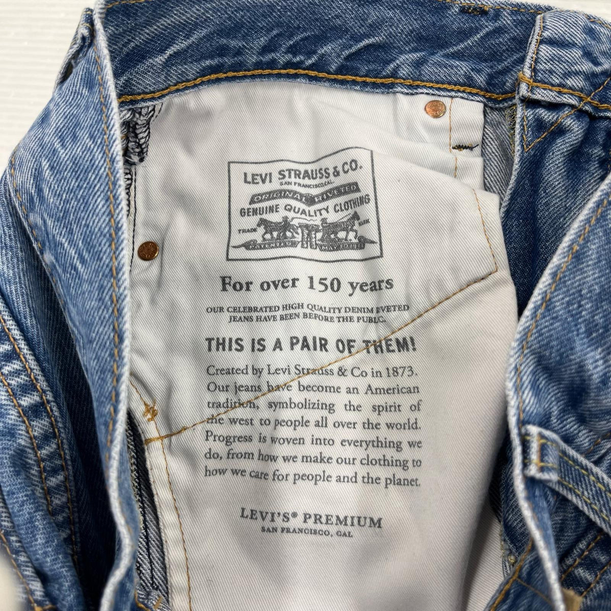 デニムパンツ Lot578 Baggy Jeans 30 ブルー