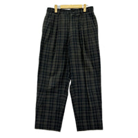 パンツ COMME des GARCONS HOMME 90s ｺｯﾄﾝﾁｪｯｸｽﾗｯｸｽ M グレー