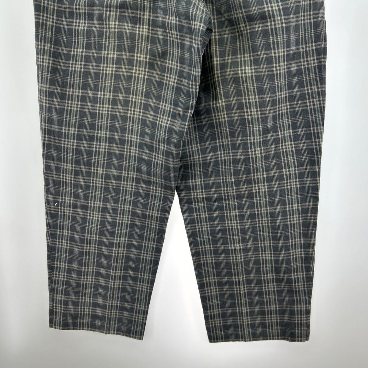パンツ COMME des GARCONS HOMME 90s ｺｯﾄﾝﾁｪｯｸｽﾗｯｸｽ M グレー