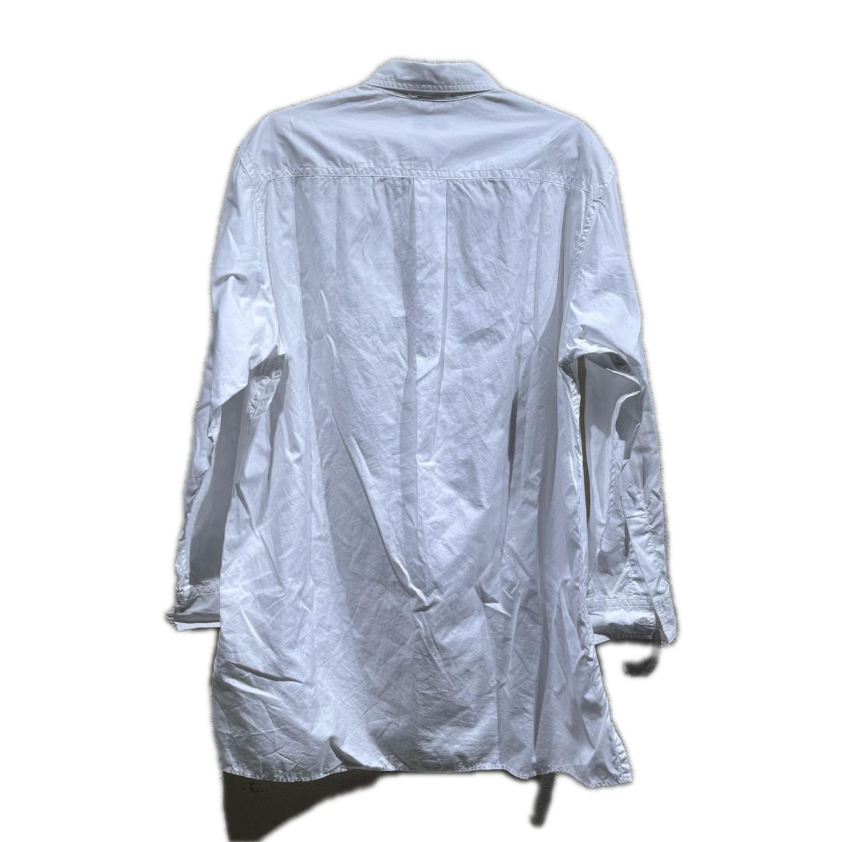 長袖シャツ POUR HOMME 21SS 環縫いブロードブラウスシャツ