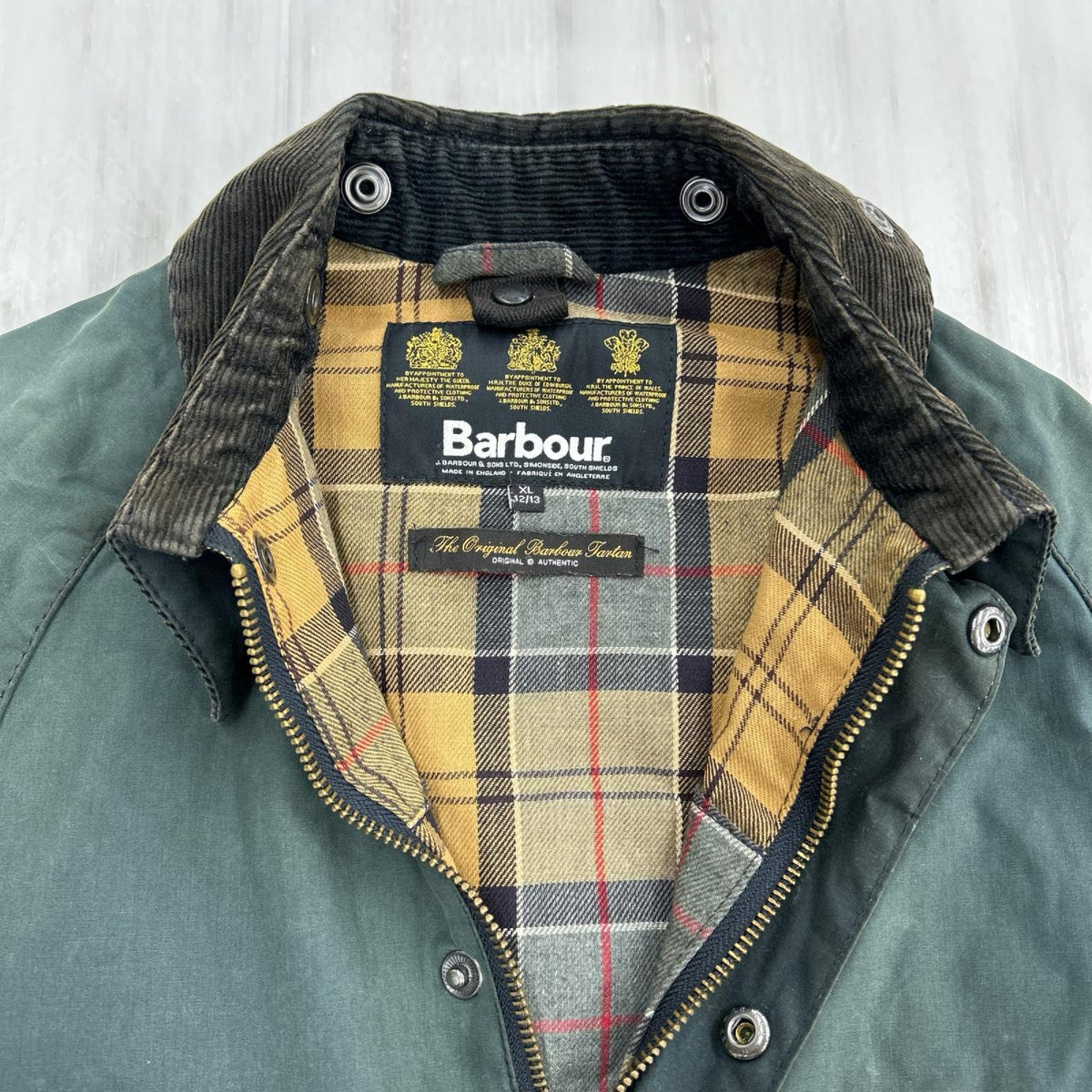 ジャケット Barbour ﾋﾞﾃﾞｲﾙ ｵｲﾙﾄﾞｼﾞｬｹｯﾄ XL 緑 グリーン