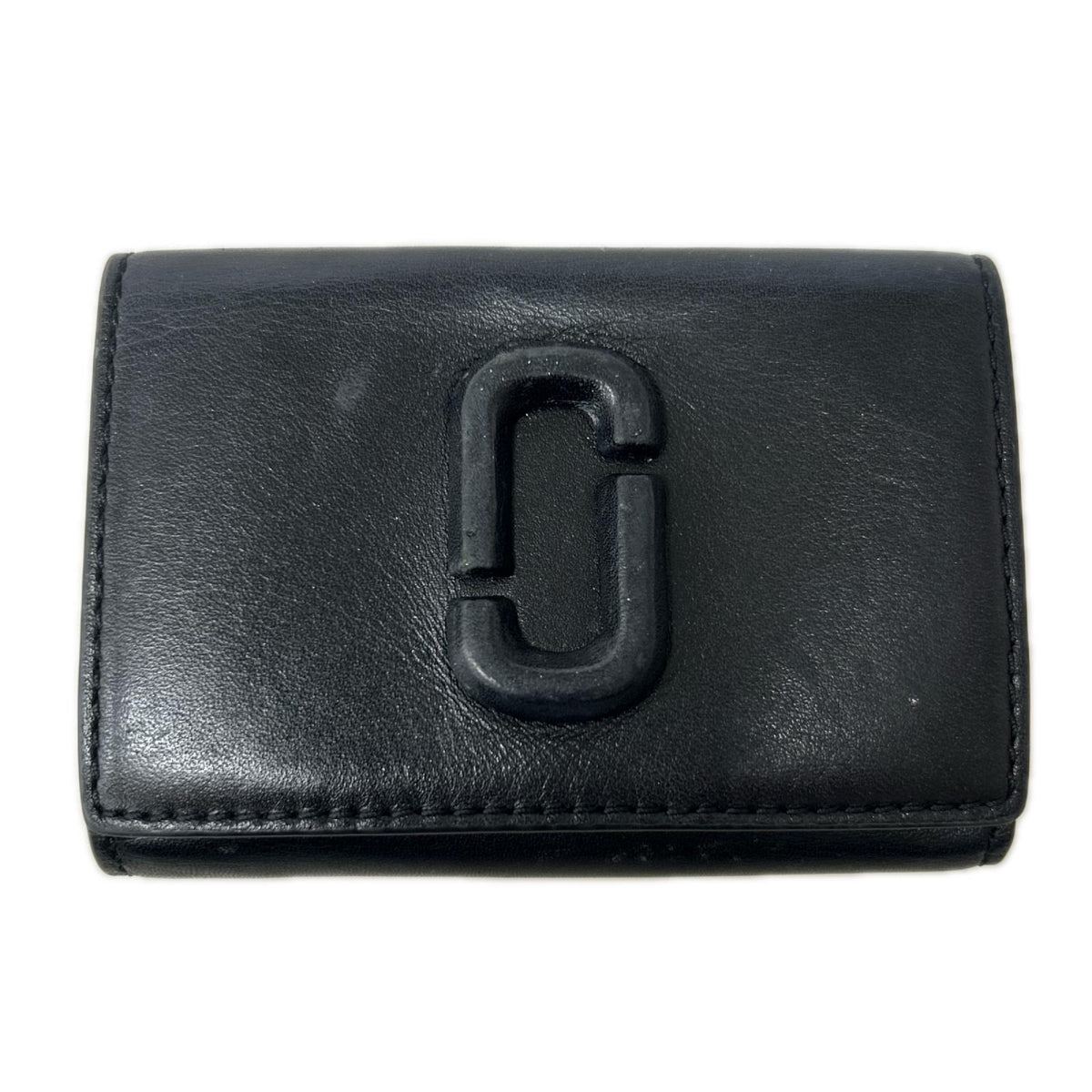 コンパクトウォレット MARC JACOBS Jﾏｰｸ ｺﾝﾊﾟｸﾄｳｫﾚｯﾄ ﾌﾞﾗｯｸ ブラック