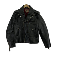 ライダースジャケット Y'2 LEATHER D-Pocket Double Riders 黒 (46) 46 ブラック