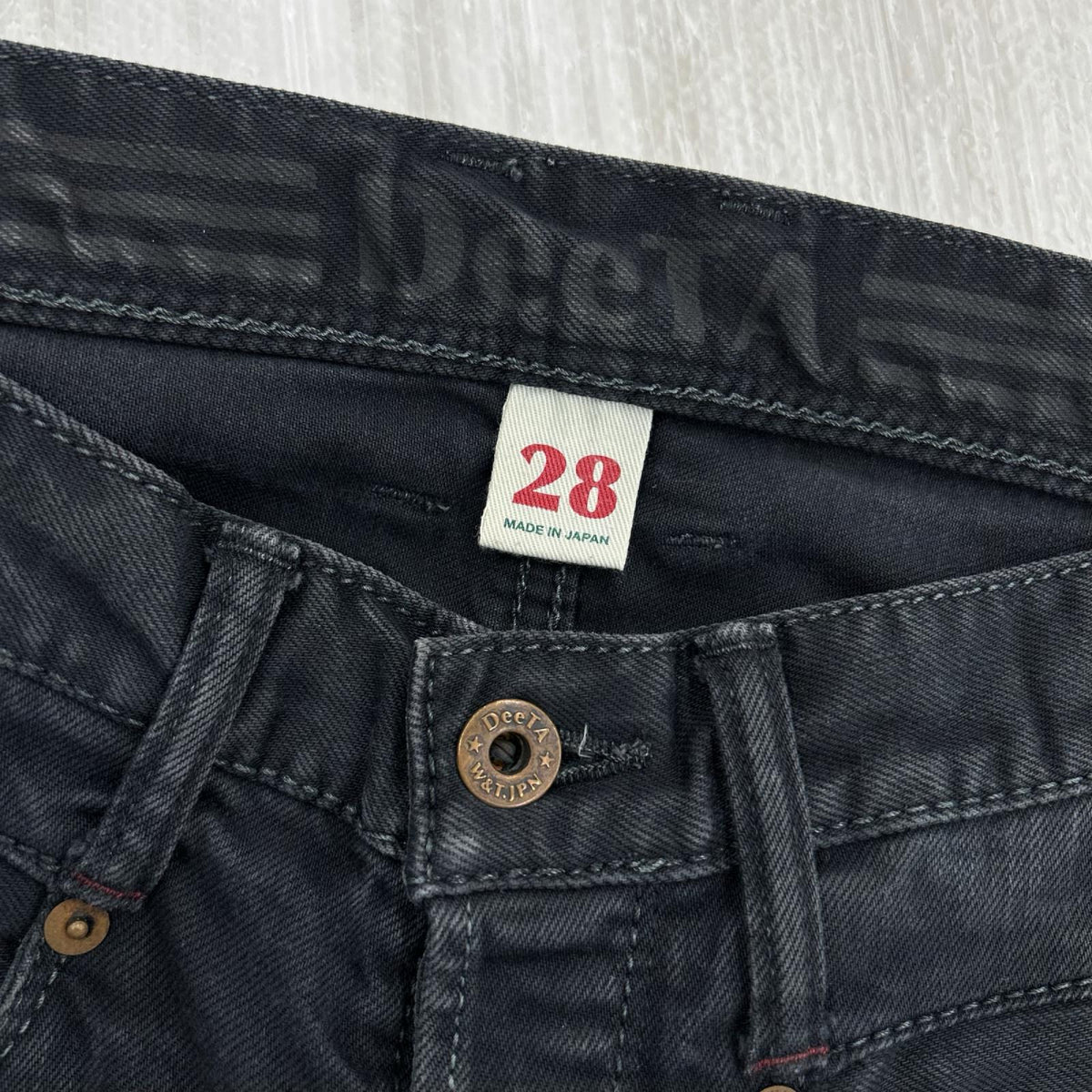 デニムパンツ ｽｷﾆｰ BLK W28 28 ブラック