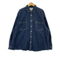 長袖シャツ Denime Regular Collar Shirt 2 ネイビー
