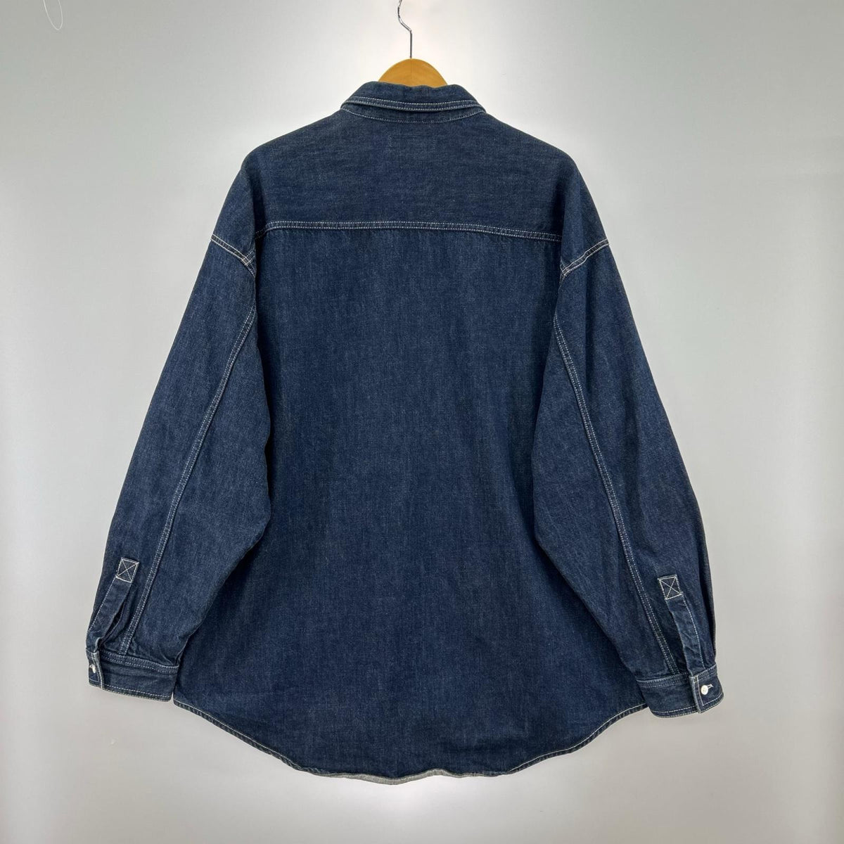長袖シャツ Denime Regular Collar Shirt 2 ネイビー