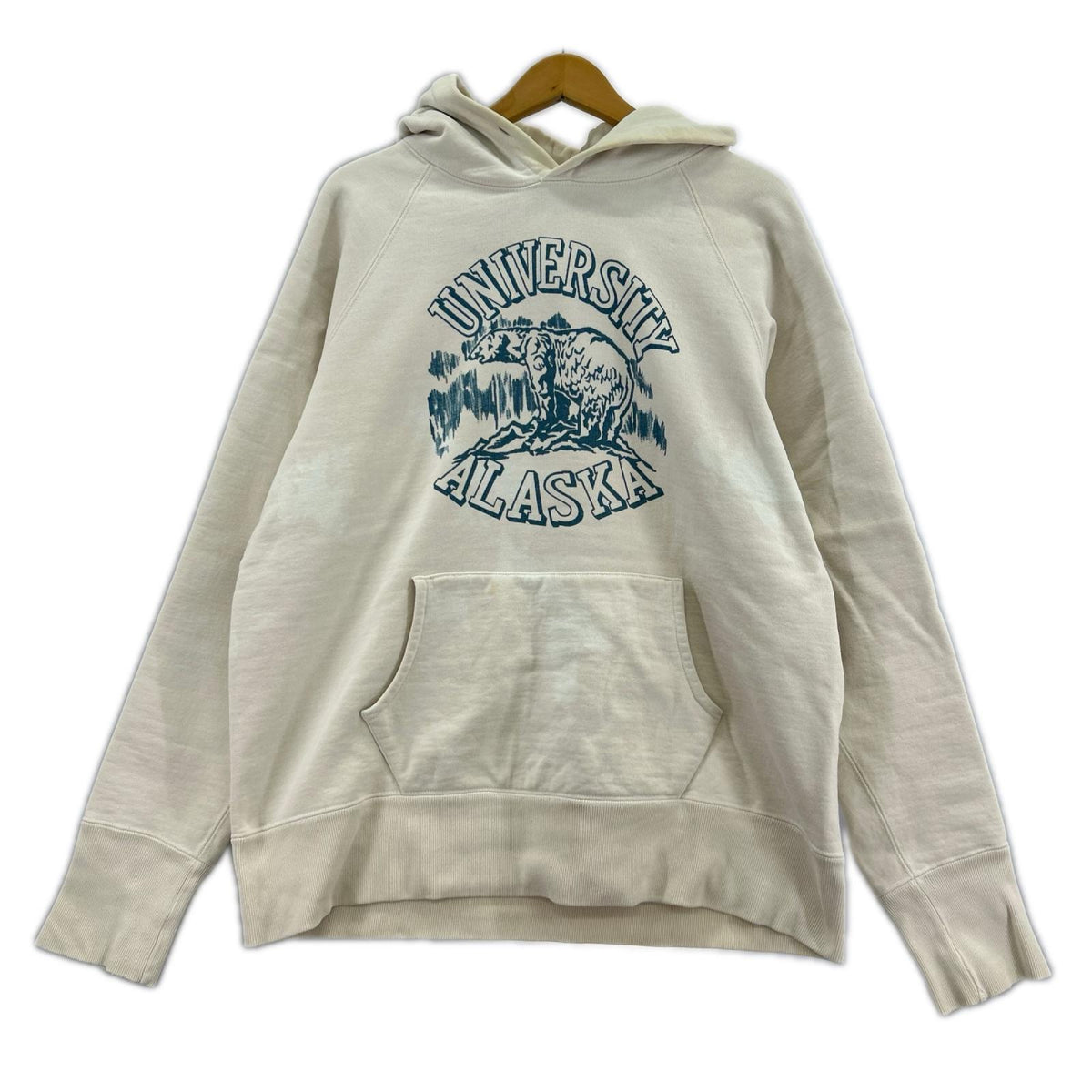 パーカー ﾌﾟﾙｵｰﾊﾞｰﾊﾟｰｶｰ ALASKA (L) L ホワイト