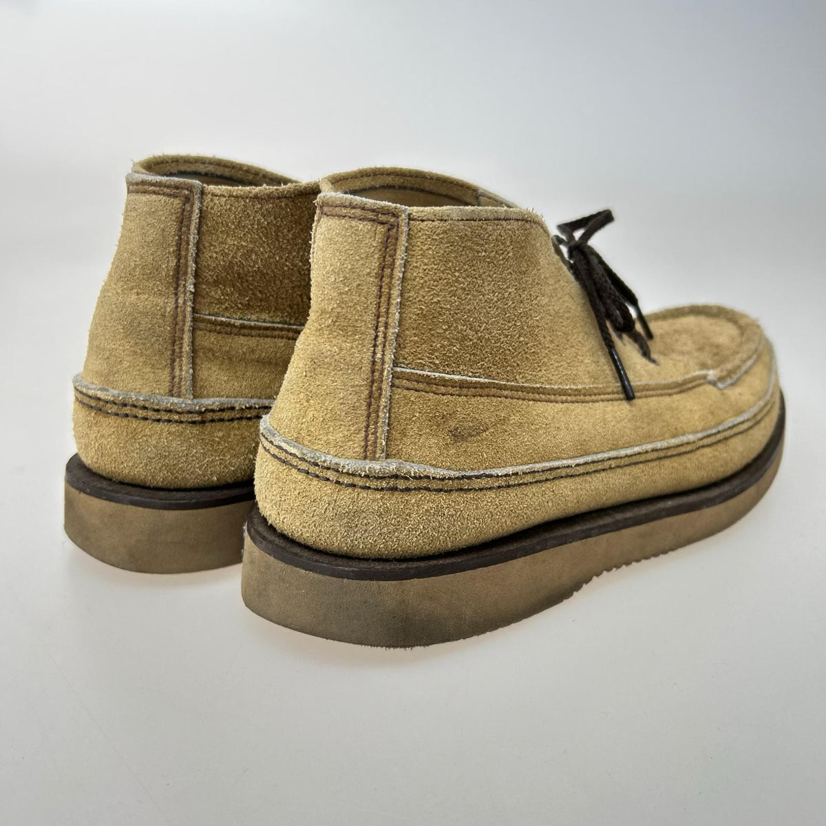 シューズ RUCCELL MOCCASIN ｽﾎﾟｰﾃｨﾝｸﾞｸﾚｰﾁｬｯｶ ｽｴｰﾄﾞ ブラウン