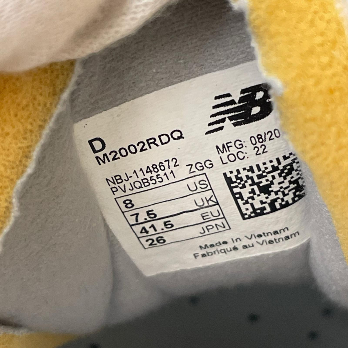 スニーカー M2002RDQ BEIGE 26.0cm US8 26cm (US8 UK7 1/2 EU42) ベージュ