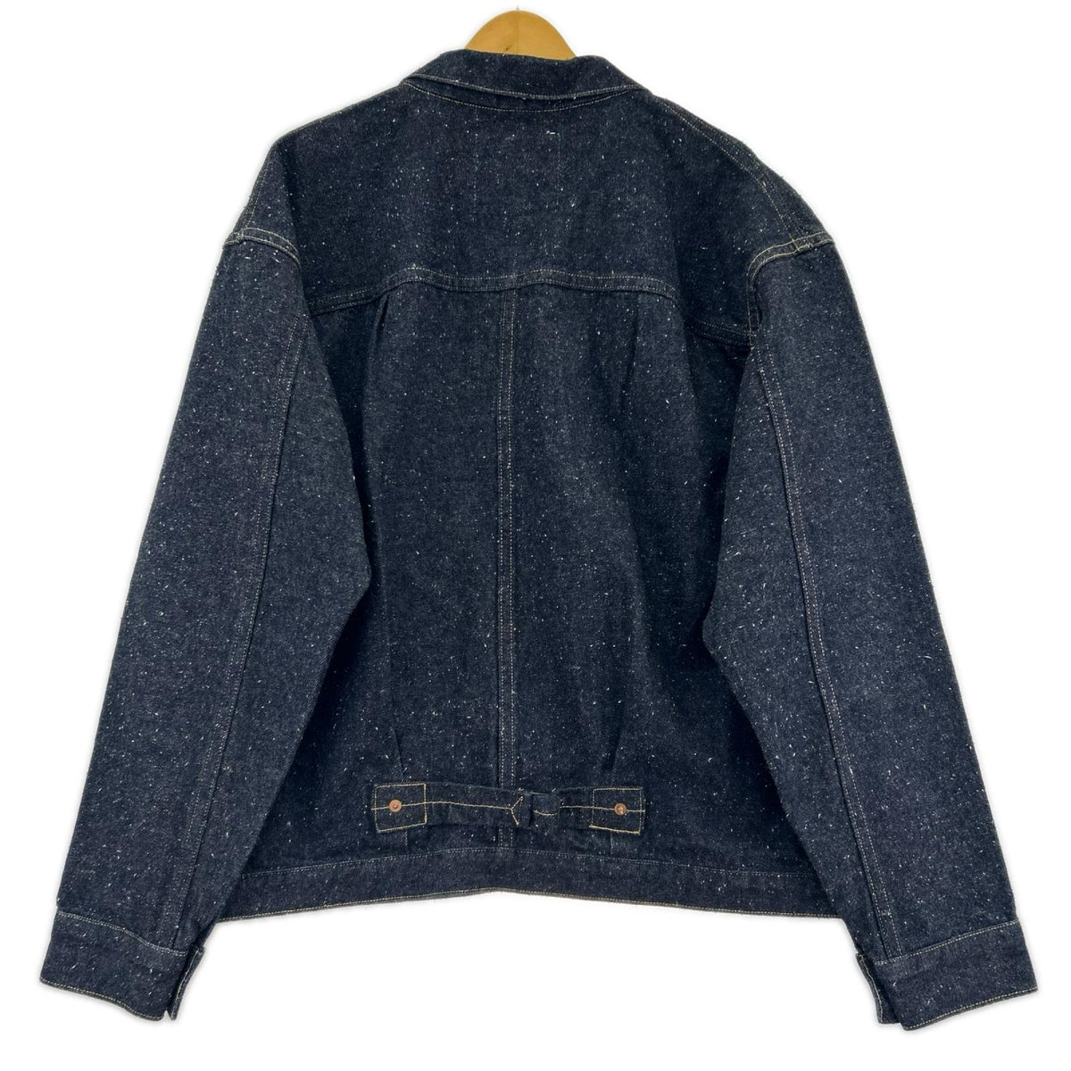デニムジャケット New manual LV 36’s T-BACK JACKET JK-YY-0005 (F) ネイビー