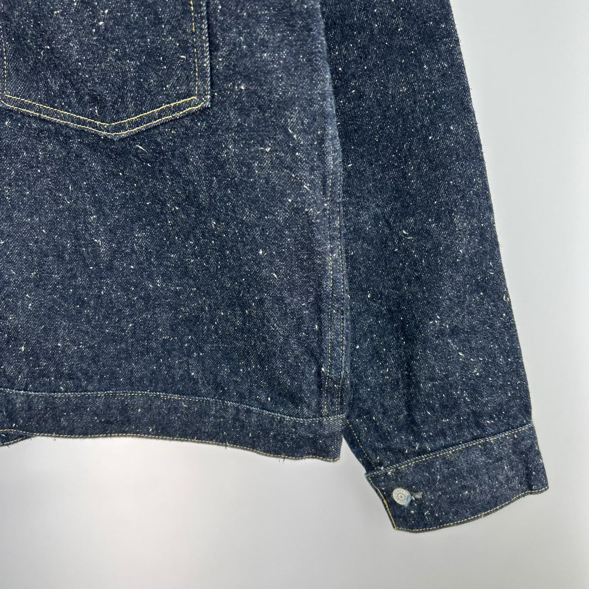 デニムジャケット New manual LV 36’s T-BACK JACKET JK-YY-0005 (F) ネイビー