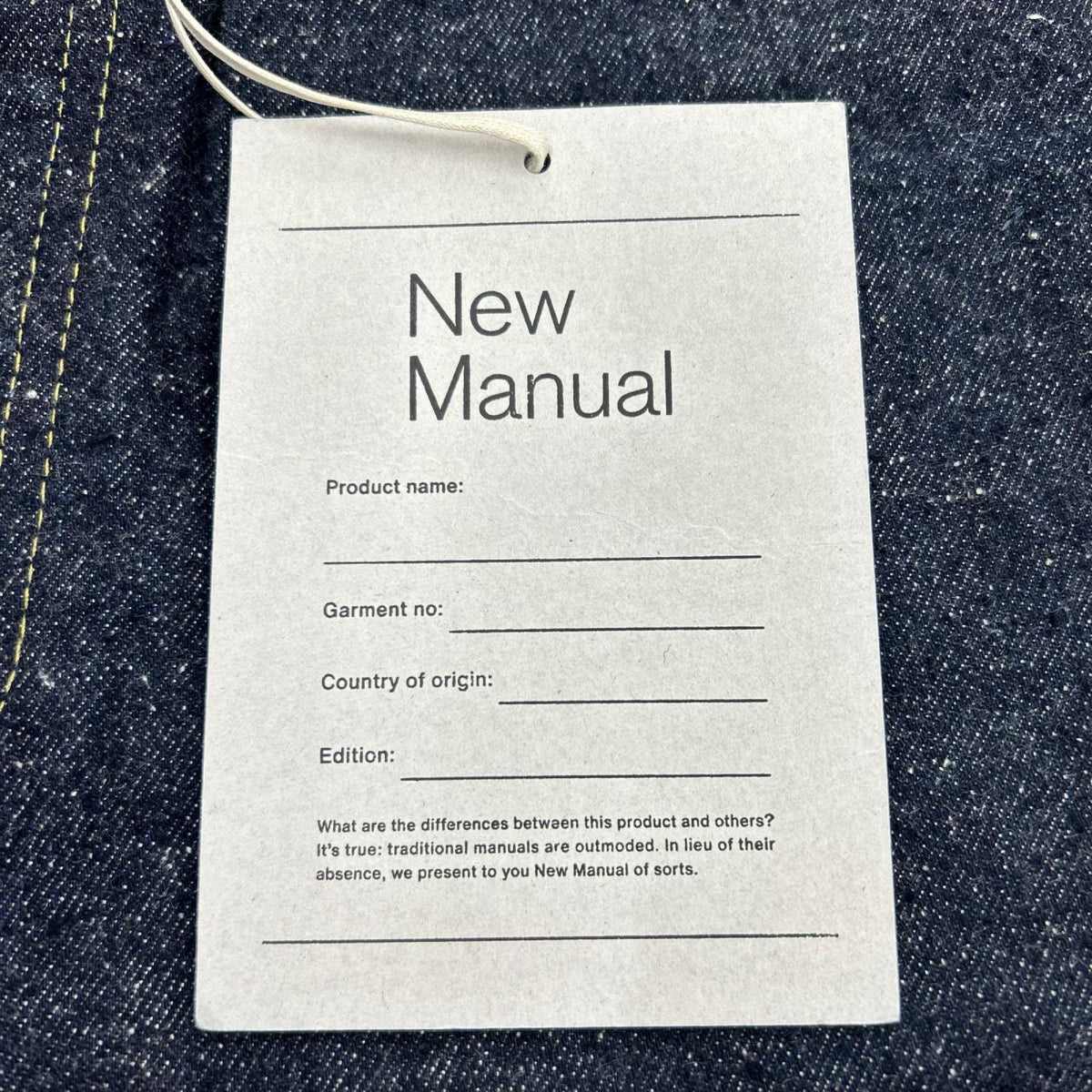 デニムパンツ New Manual LV 66 JEANS 33 ONE-WASHED PT-YY-0007 (W31) 31 ネイビー