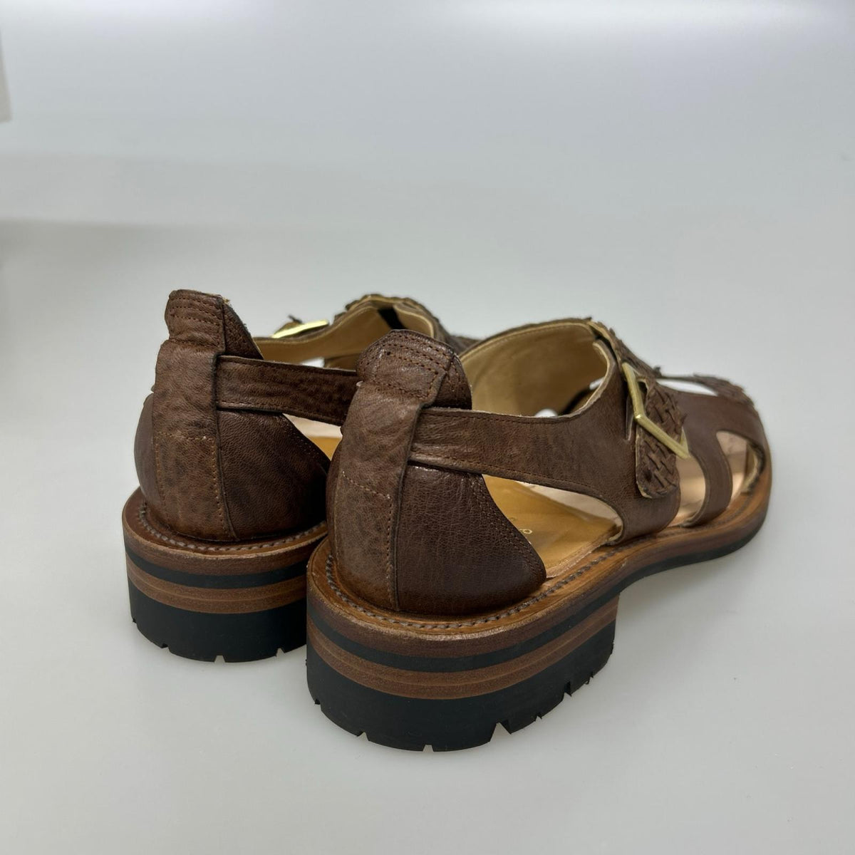 シューズ Post Production　Hunt-Sandals 別注 ブラウン